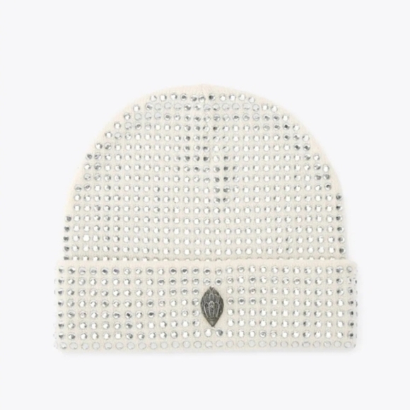 Kurt Geiger Accessories - NWT Kurt Geiger Crystal Eagle Beanie